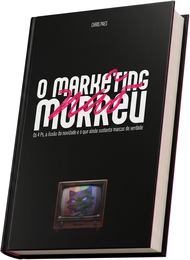 Livro O marketing não morreu, de Chris Paes